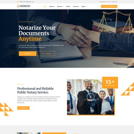 ThemeForest Legalco