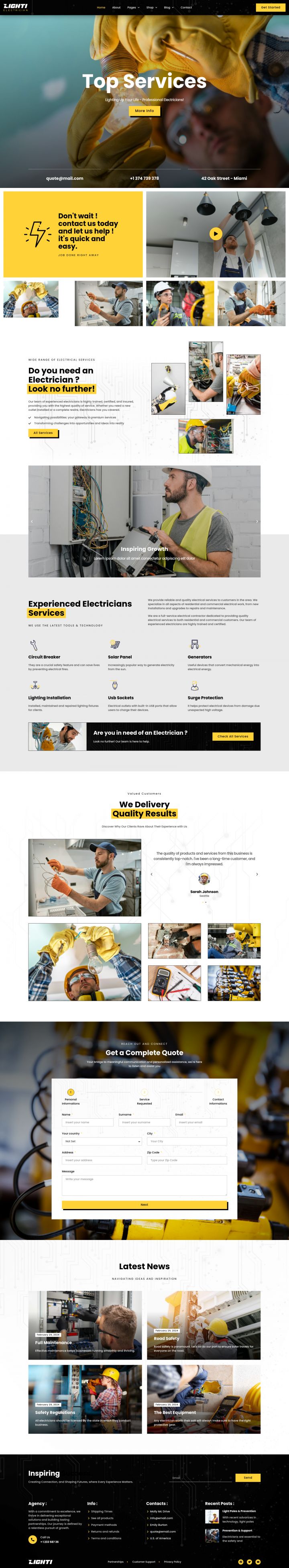 WordPress шаблон ThemeForest Lighti