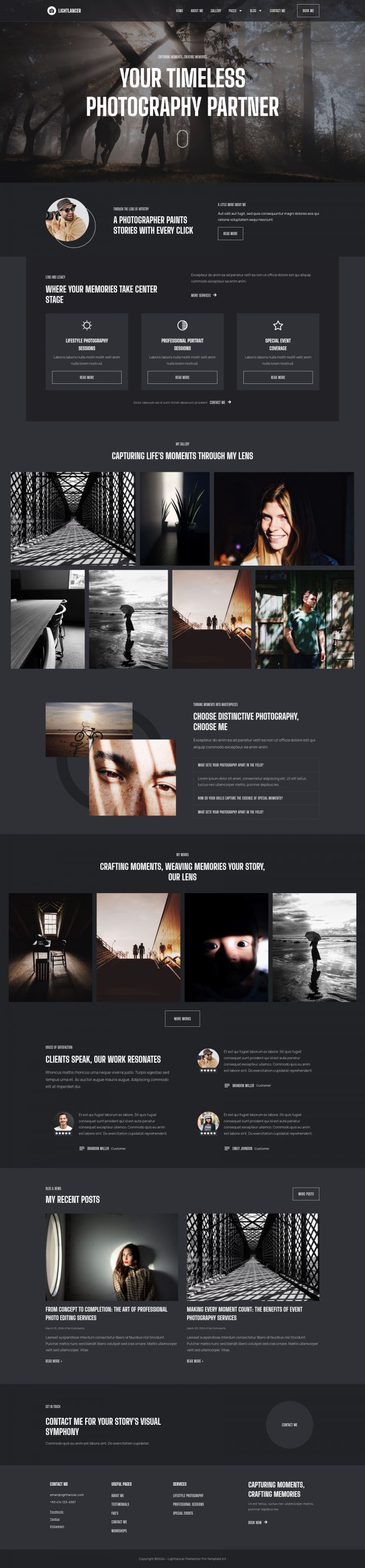 WordPress шаблон ThemeForest Lightlancer