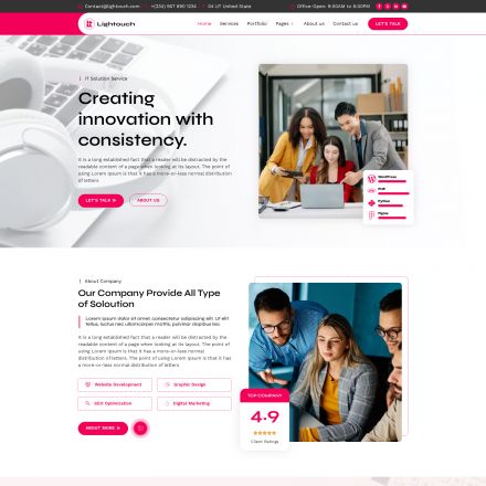 ThemeForest Lightouch