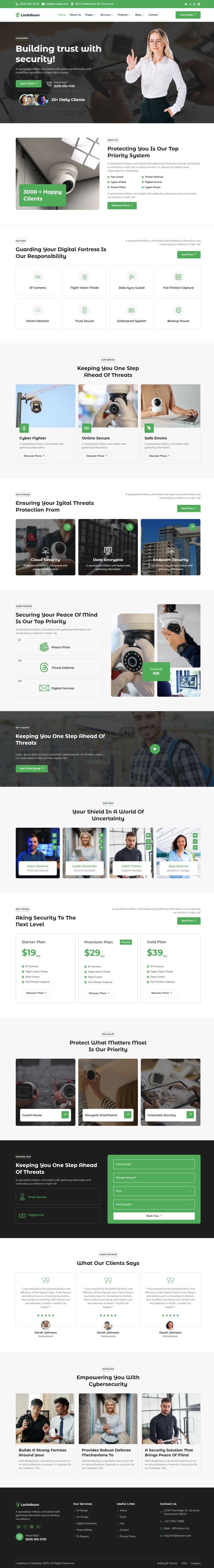 WordPress шаблон ThemeForest Lockdown