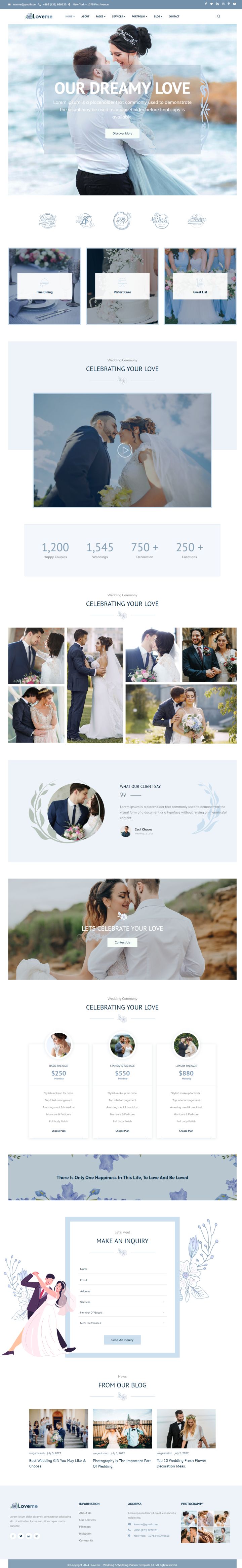 WordPress шаблон ThemeForest Loveme