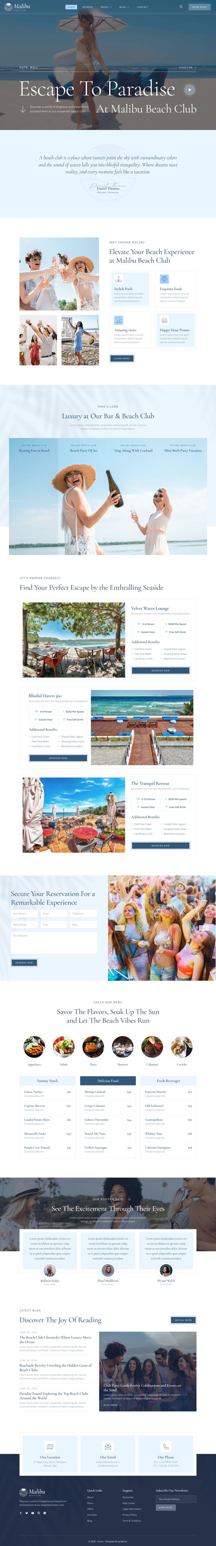 WordPress шаблон ThemeForest Malibu