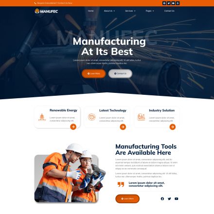 ThemeForest Manufec
