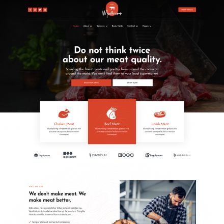 ThemeForest Meatlicious