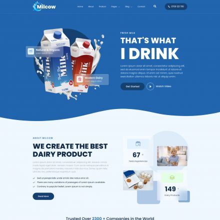 ThemeForest Milcow