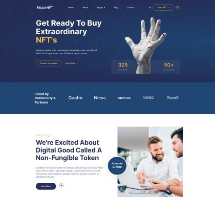 ThemeForest MisterNFT