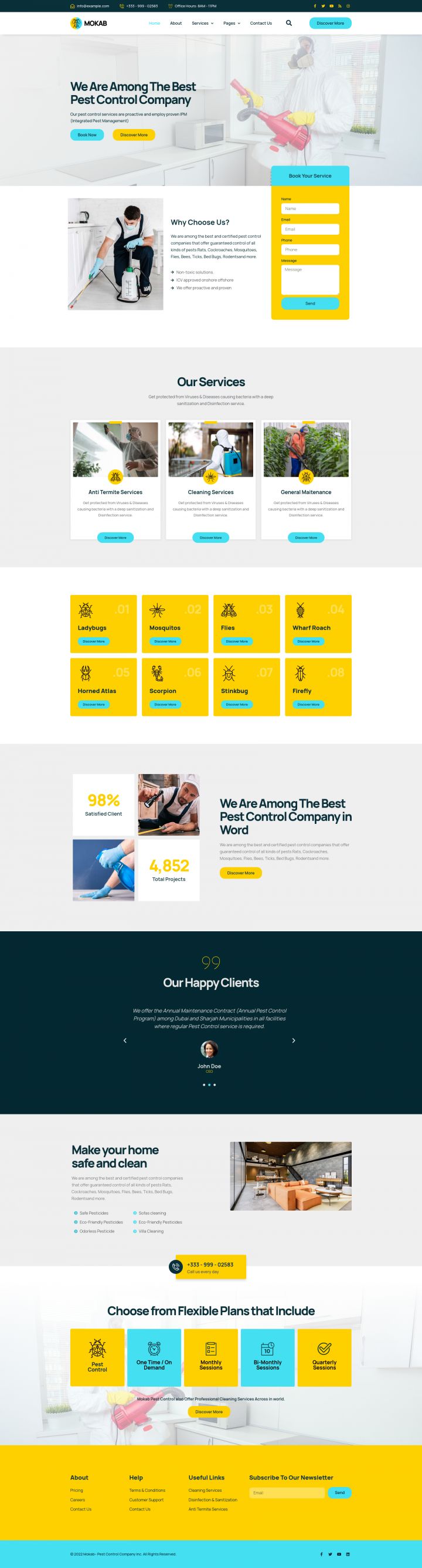 WordPress шаблон ThemeForest Mokab