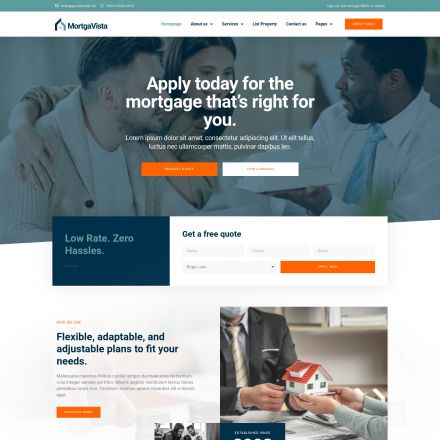 ThemeForest Mortgavista