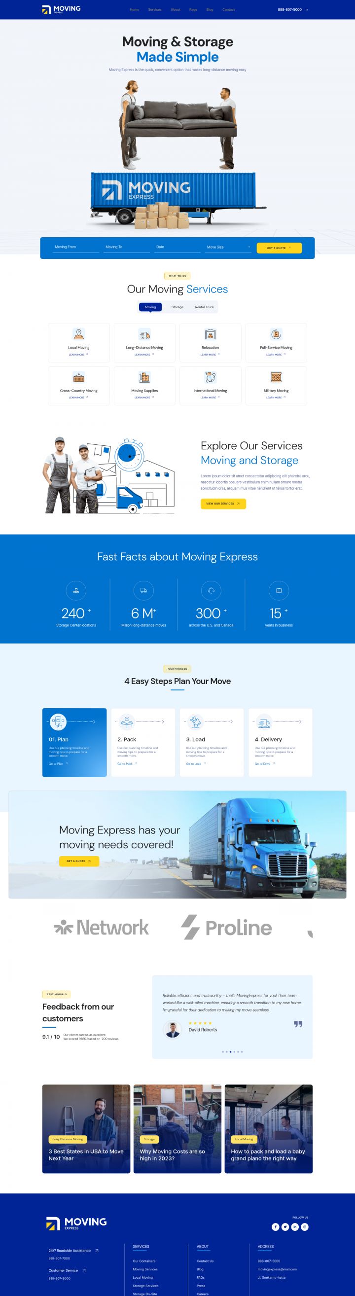 WordPress шаблон ThemeForest MovingExpress