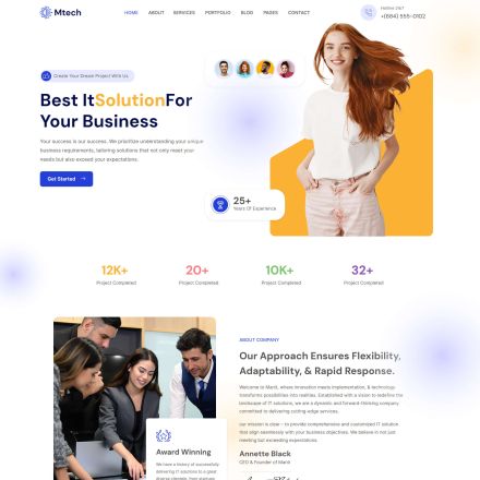 ThemeForest Mtech