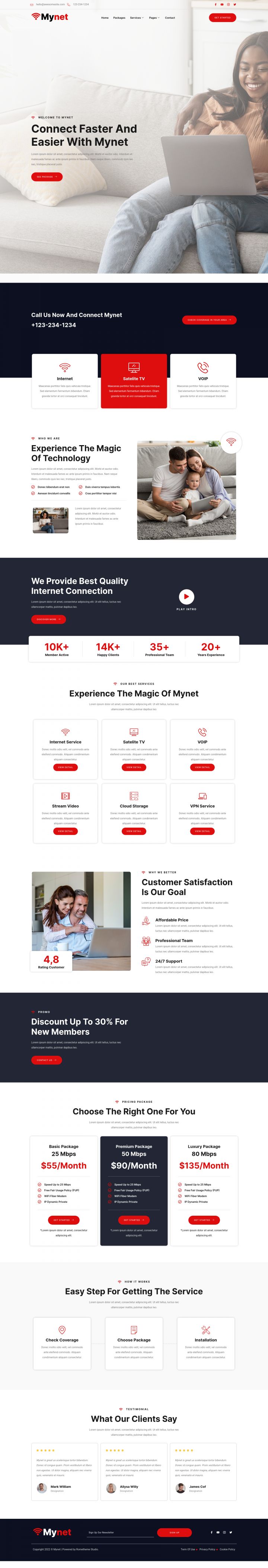 WordPress шаблон ThemeForest Mynet