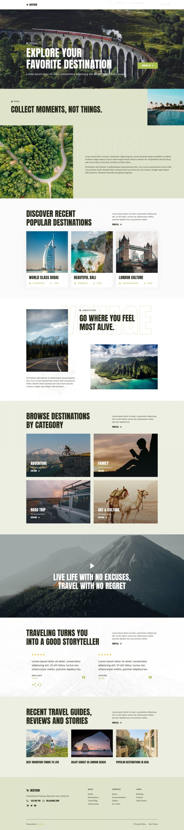 WordPress шаблон ThemeForest Nextour