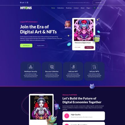 ThemeForest NFTONS