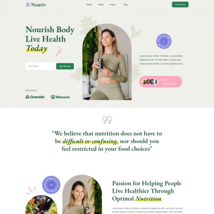 ThemeForest Nouriv