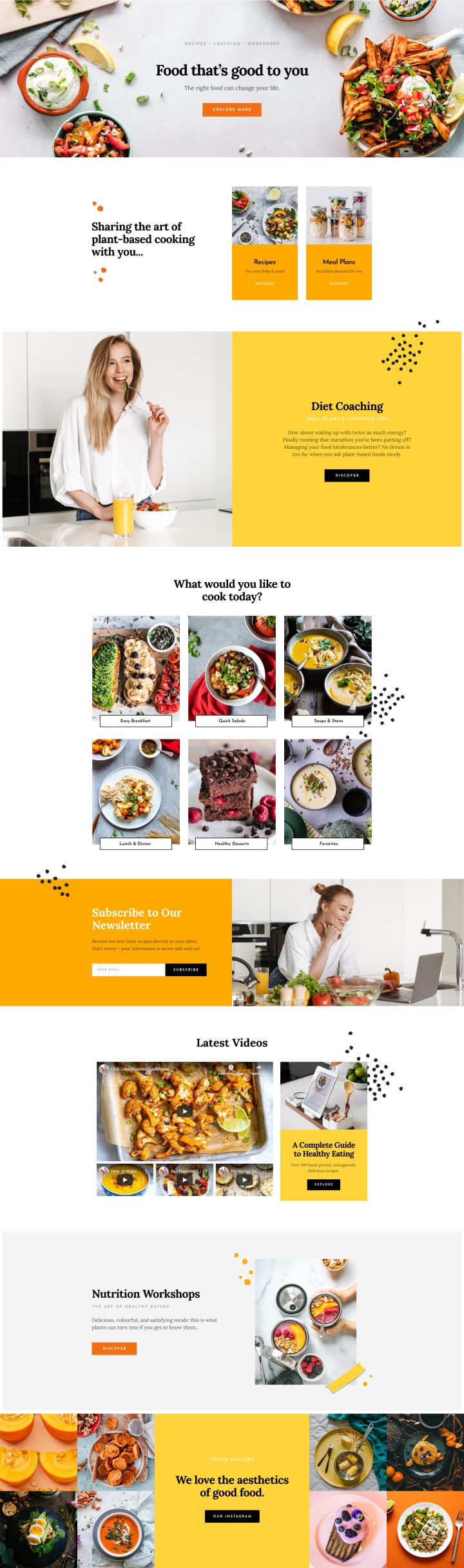 WordPress шаблон ThemeForest Nutritum