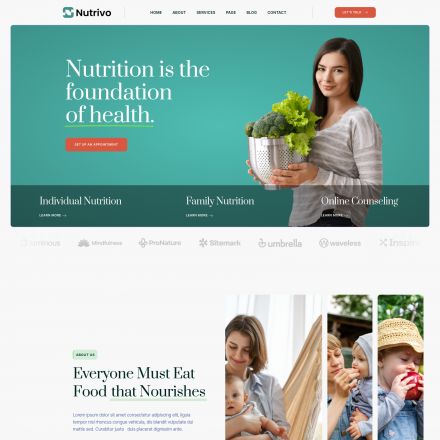 ThemeForest Nutrivo