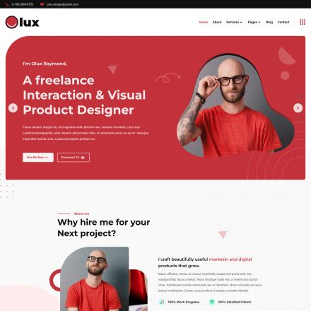 ThemeForest Olux