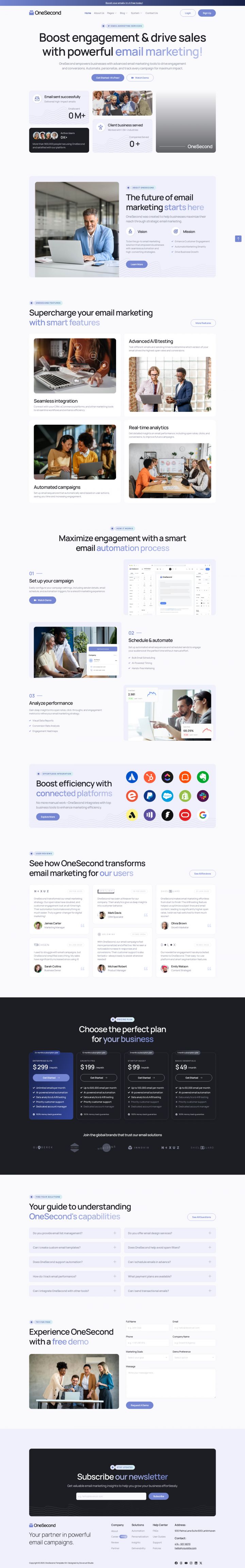 WordPress шаблон ThemeForest OneSecond