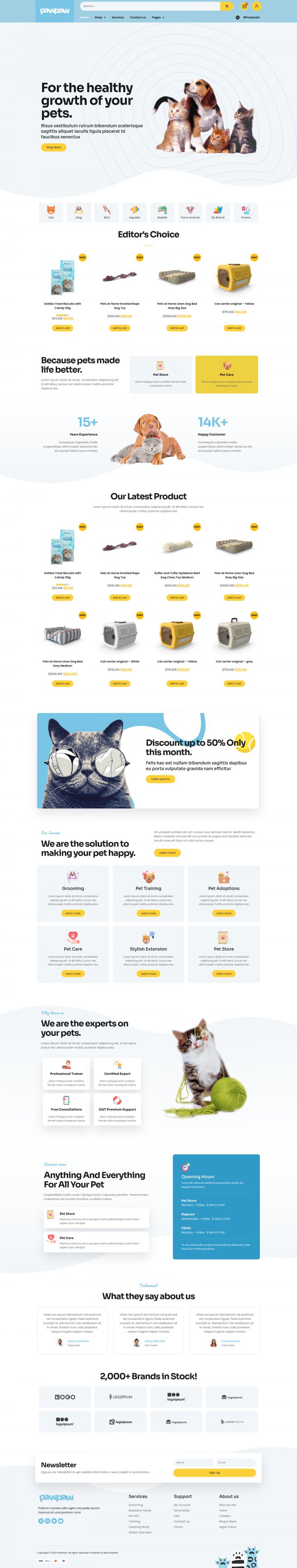 WordPress шаблон ThemeForest PawPaw