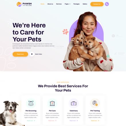 ThemeForest Pawsh