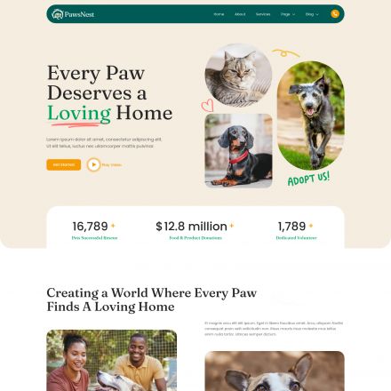 ThemeForest PawsNest