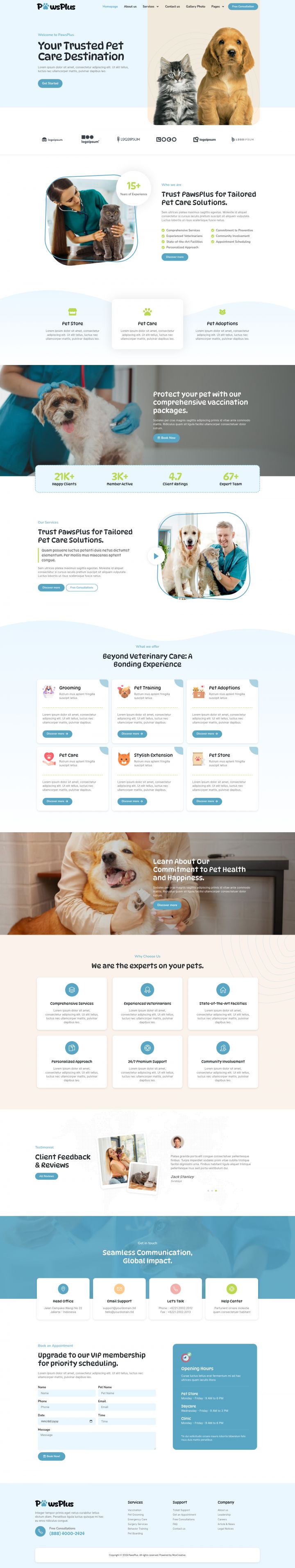 WordPress шаблон ThemeForest PawsPlus