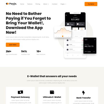 ThemeForest Payjo
