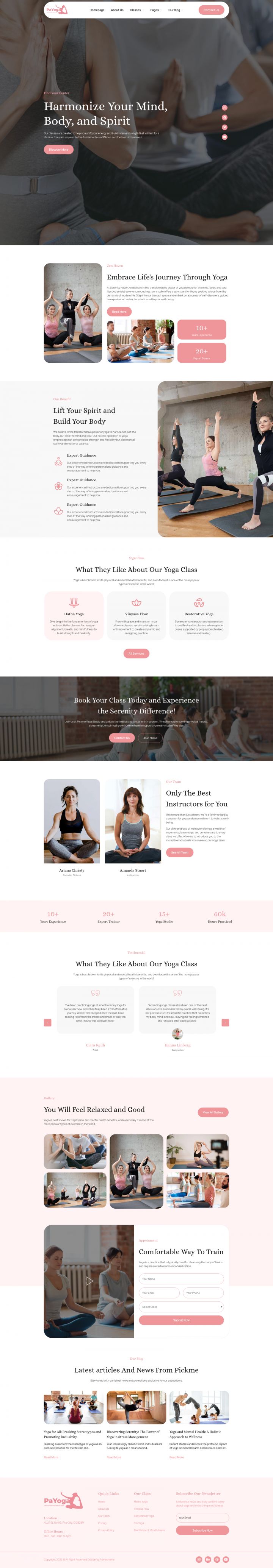 WordPress шаблон ThemeForest Payoga