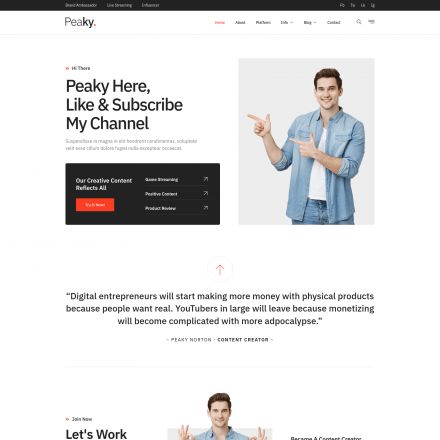 ThemeForest Peaky