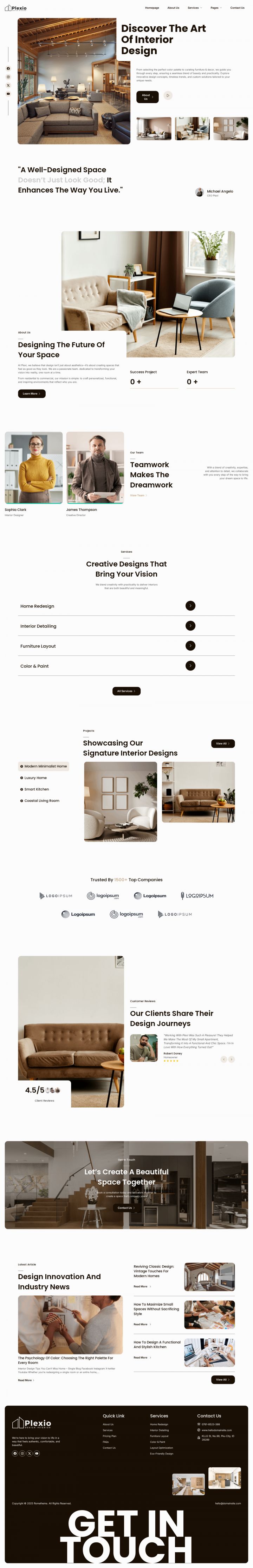 WordPress шаблон ThemeForest Plexio