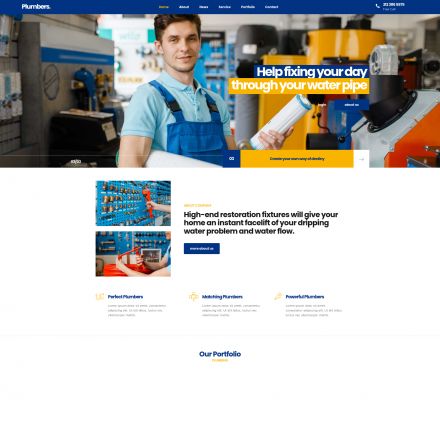 ThemeForest Plumber