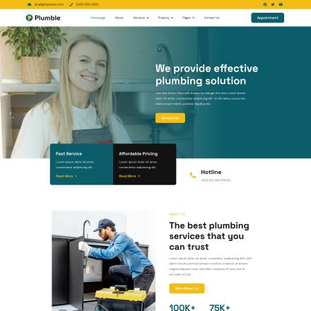 ThemeForest Plumble