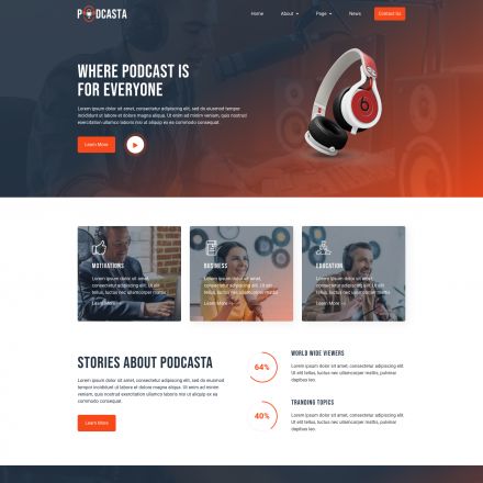 ThemeForest Podcasta