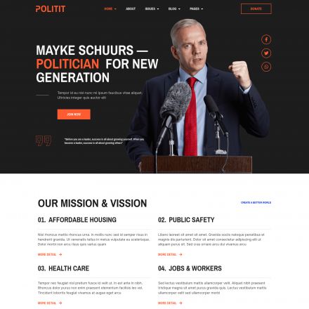 ThemeForest Politit