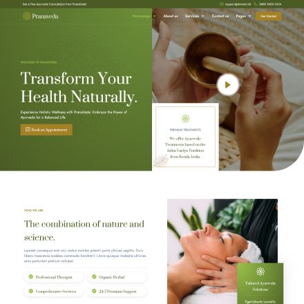 ThemeForest PranaVeda