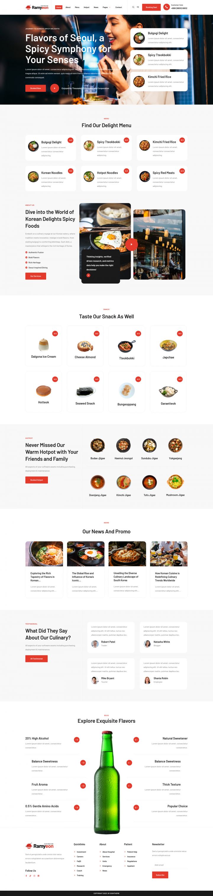 WordPress шаблон ThemeForest Ramyeon