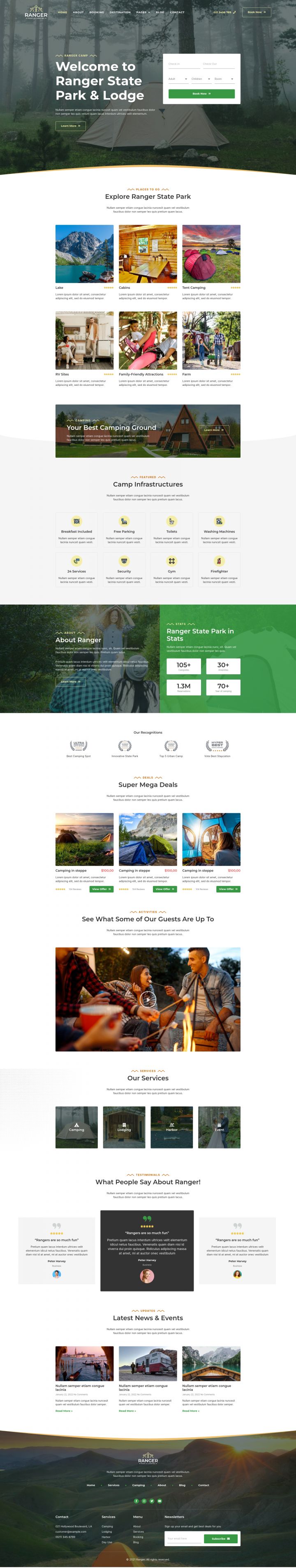 WordPress шаблон ThemeForest Ranger