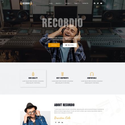 ThemeForest Recordio