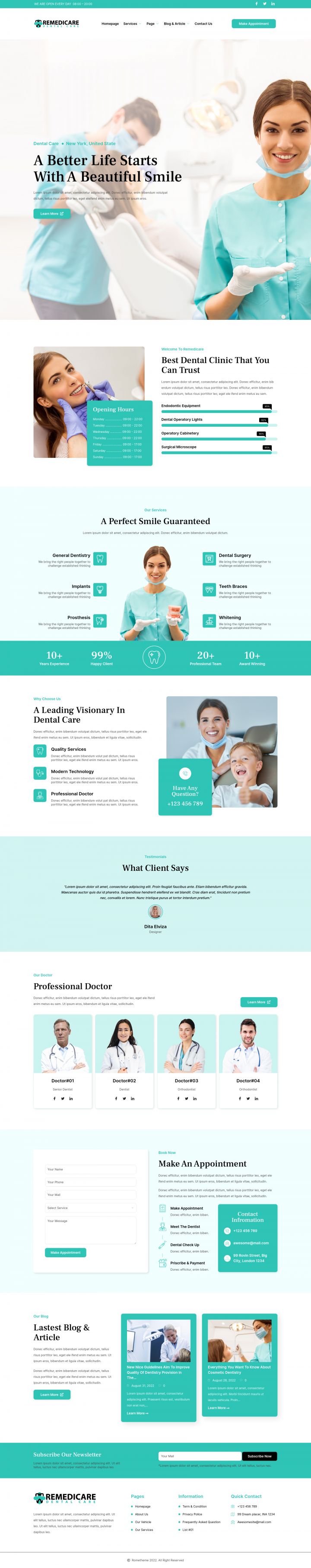 WordPress шаблон ThemeForest Remedicare