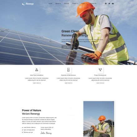 ThemeForest Renergy