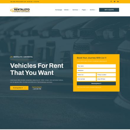 ThemeForest Rentaloto