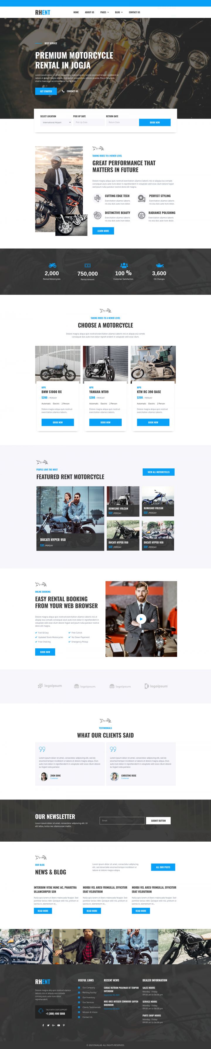 WordPress шаблон ThemeForest Rhent