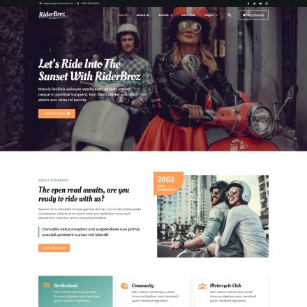 ThemeForest RiderBroz