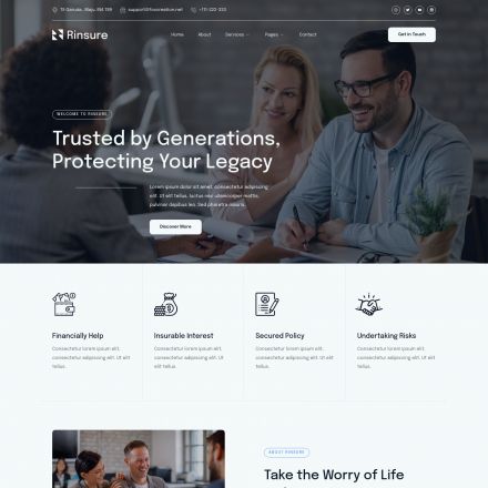 ThemeForest Rinsure