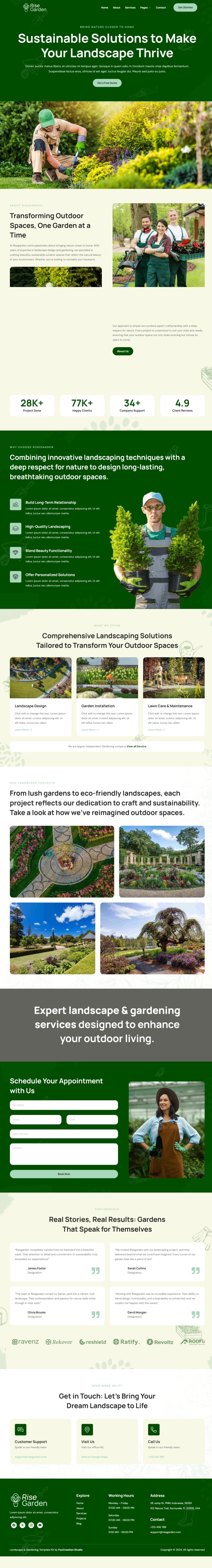 WordPress шаблон ThemeForest Risegarden