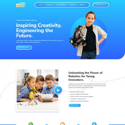 ThemeForest RoboticaKids