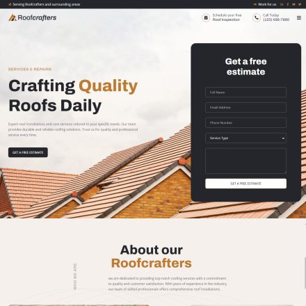 ThemeForest Roofcrafters