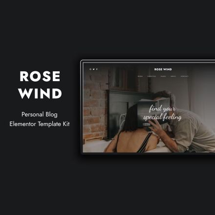 ThemeForest Rose Wind