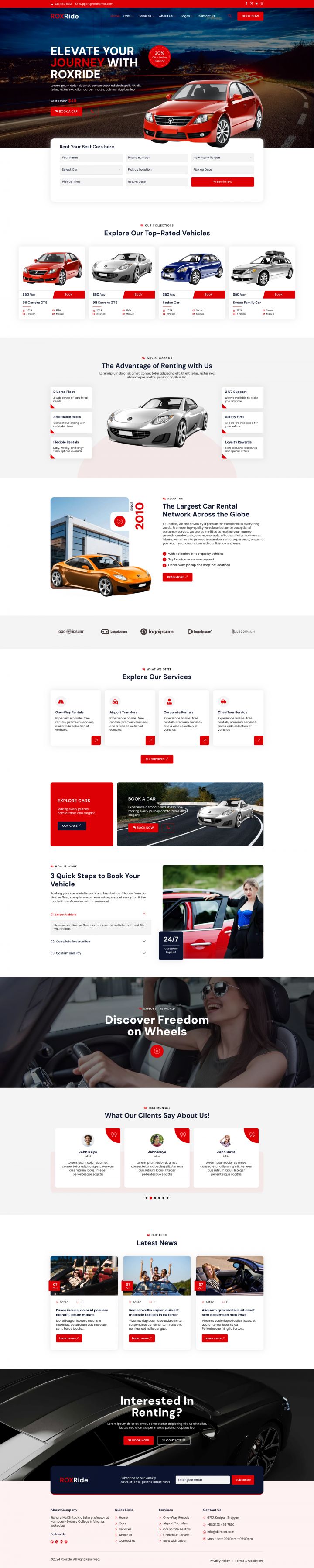 WordPress шаблон ThemeForest Roxride